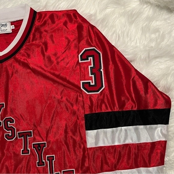 Joyrich X Snoop Dogg 1993 Hockey Jersey in Red - Picture 5 of 12